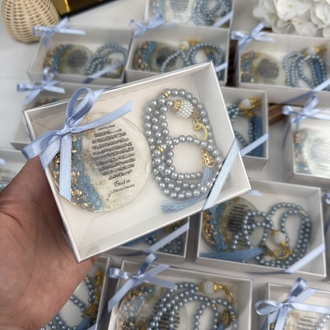 20 personalisierte Magnet-Geschenke mit Tasbih in Geschenkbox | EW-292966
