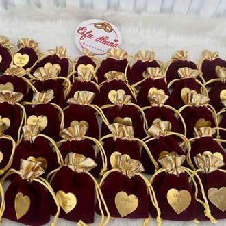 20 Samtener Henna-Beutel als Gastgeschenk | EW-292948