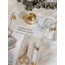 Epoxid-Modell Verlobungs- und Heiratsantrags-Tablett-Set mit Perlen | EW-292997