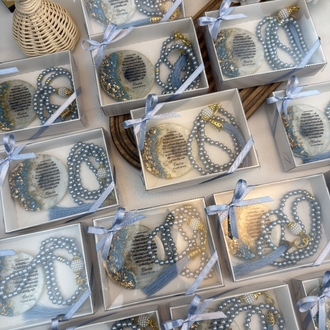 20 personalisierte Magnet-Geschenke mit Tasbih in Geschenkbox | EW-292966