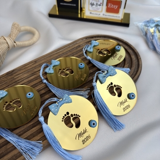 20 Plexiglas-Babysouvenir mit Nazar-Amulett | EW-292965