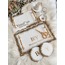 Verlobungs- und Heiratsantrags-Tablett-Set im Epoxidstein-Design | EW-292998