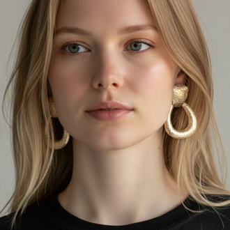 Sculpt Gold Küpe