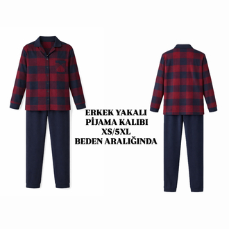 ERKEK PİJAMA KALIBI XS/5XL