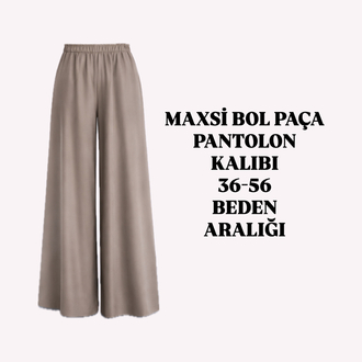 (YENİ) GENİŞ BOL PAÇA PANTOLON KALIBI