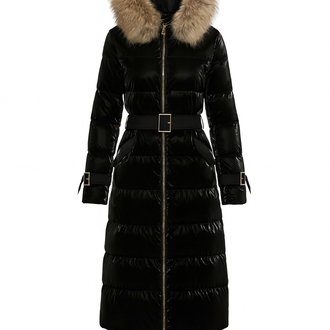 Metalic Arctic Edge Parka Long