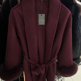 Loro Piana Doulux Burgundy