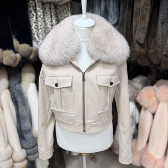 Crop Cashmere Jacket