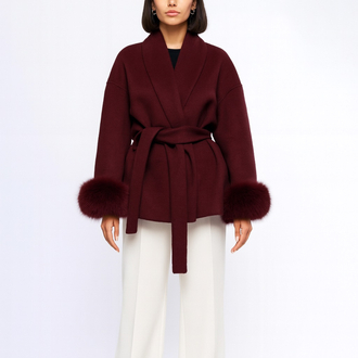 Loro Piana Doulux Burgundy