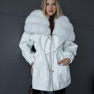 Velvet Touch Cashmere Fur Coat