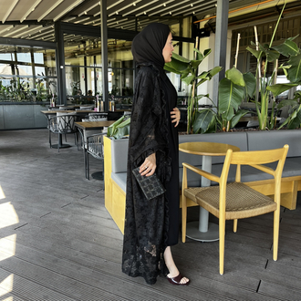 Taşlı abaya