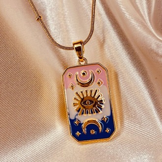Tarot Kolye | Aether'in Gözü (Pembe)