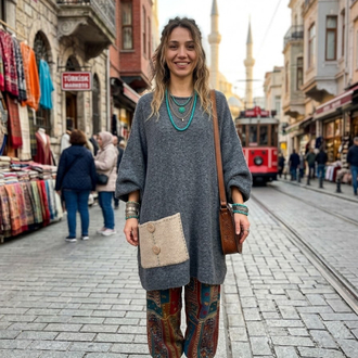 Triko uzun tunik