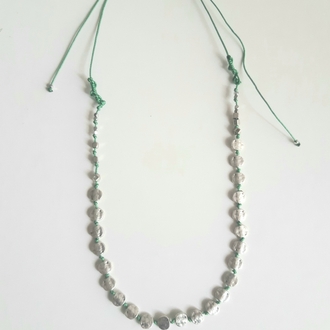 Silver düğümlü kolye