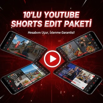 Stratejik YouTube Shorts Edit Paketi (10 Video)