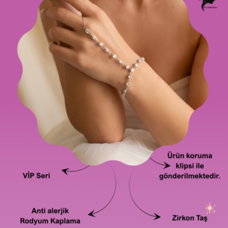 VİP Özel Seri Badem Model Zirkon Taşlı Şahmeran - 1848