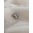 Arı Model Kıkırdak Piercing Tragus Helix Silver Gümüş Renk Küpe - 1301
