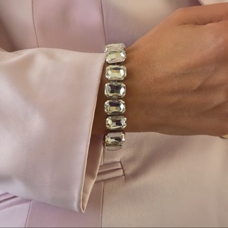 Marka Muadili Boldy Baget Model Gümüş Renk Bileklik- 1833