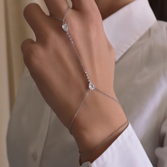 Damla Model Gümüş Renkli Şahmeran - 1853
