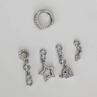 Fil Yıldız Charm Model Çelik Küpe- 1553