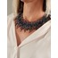 Kristal Boncuk Tasma Choker Model El Yapımı Kolye - 1281