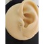 Kilit Anahtar Model Kıkırdak Piercing Tragus Helix Altın Gold Renk Küpe - 1298