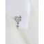 Bombeli Kalp Yıldız Model Kıkırdak Piercing Tragus Helix Altın Gümüş Renk Küpe - 1529