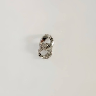 Gurmet Zincir Model Kıkırdak Tragus Helix Piercing Gümüş Renk Küpe - 1582