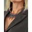 Kristal Boncuk Tasma Choker Model El Yapımı Kolye - 1281