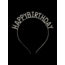 Doğum Günü Happy Birthday Metal Kristal Taşlı Taç - 1172