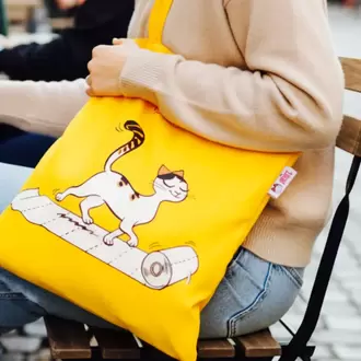 Sarı Bez Çanta