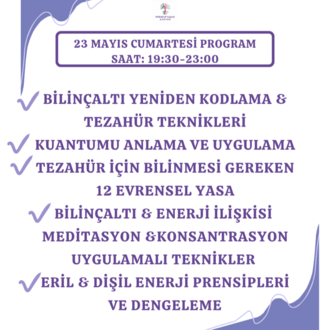 BİLİNÇALTI MUCİZE ATÖLYESİ 13