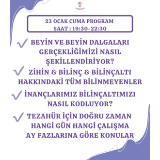 BİLİNÇALTI MUCİZE ATÖLYESİ 11