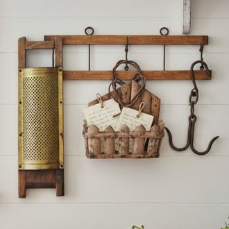 Cottage vintage duvar dekor seti