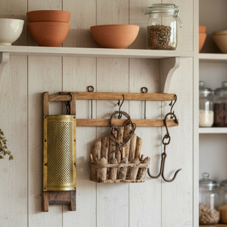 Cottage vintage duvar dekor seti