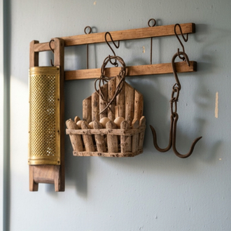 Cottage vintage duvar dekor seti