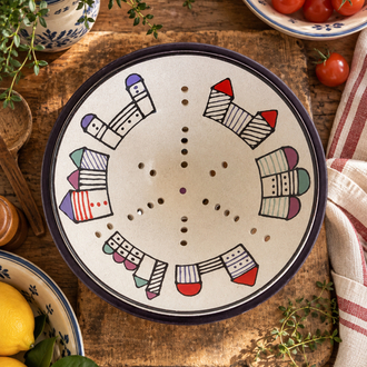 Alman KMK Stoneware koleksiyon süzgeç