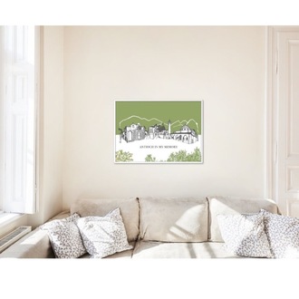 Antioch in my Memory 'Silüet' Poster 35x50 cm
