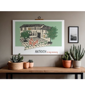 Antioch in my Memory 'Avlu' Poster 35x50 cm (Çerçevesiz)