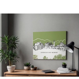 Antioch in my Memory 'Silüet' Poster 35x50 cm
