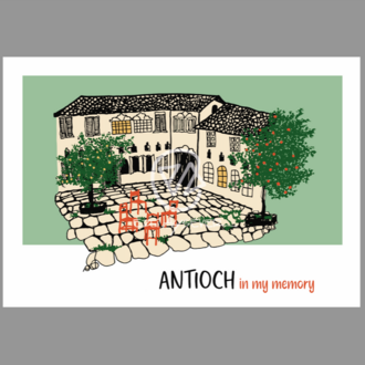Antioch in my Memory 'Avlu' Poster 35x50 cm (Çerçevesiz)