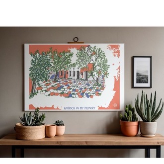 Antioch in my Memory 'Avlu' Poster 35x50 cm (Çerçevesiz)