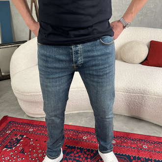 Burberry Mavi Kot Pantolon 