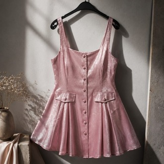 ROSE GLOW MINI DRESS