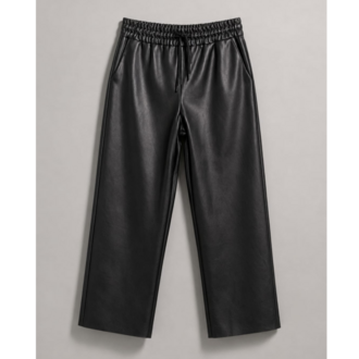 Noir Flow Leather Pants