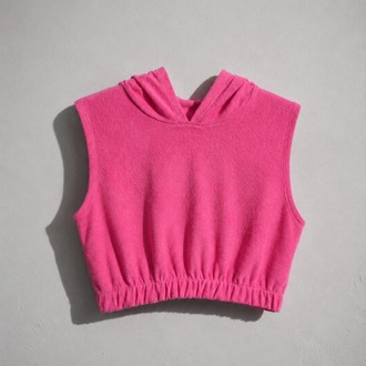 Bubblegum Breeze Hoodie Crop