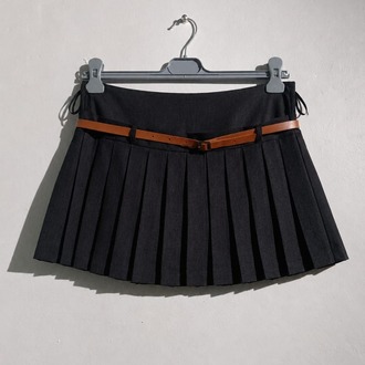 After Class Pleated Mini Skirt