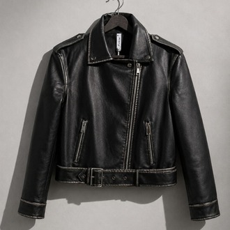 Noir Rush Leather Jacket