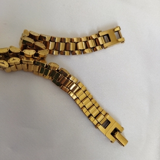 ÇELİK GOLD ROLEX MODEL BİLEKLİK 