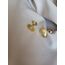 ÇELİK GOLD MAVİ BONCUK KÜPE